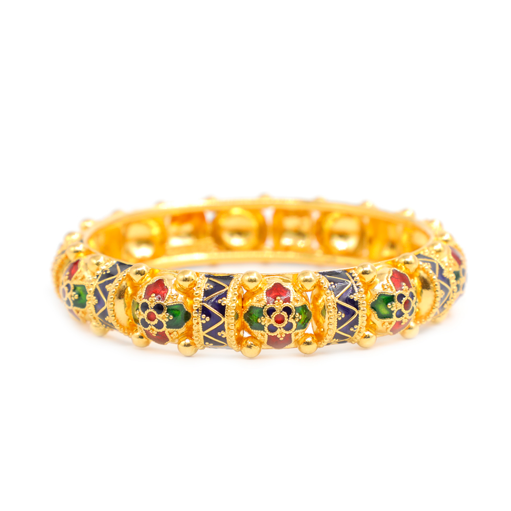 22K Meenakari TM Bangle