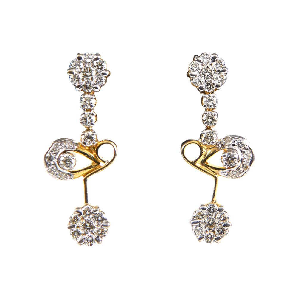 2 Carat Round Martini Stud Earrings (GIA Certified) | Diamond Mansion