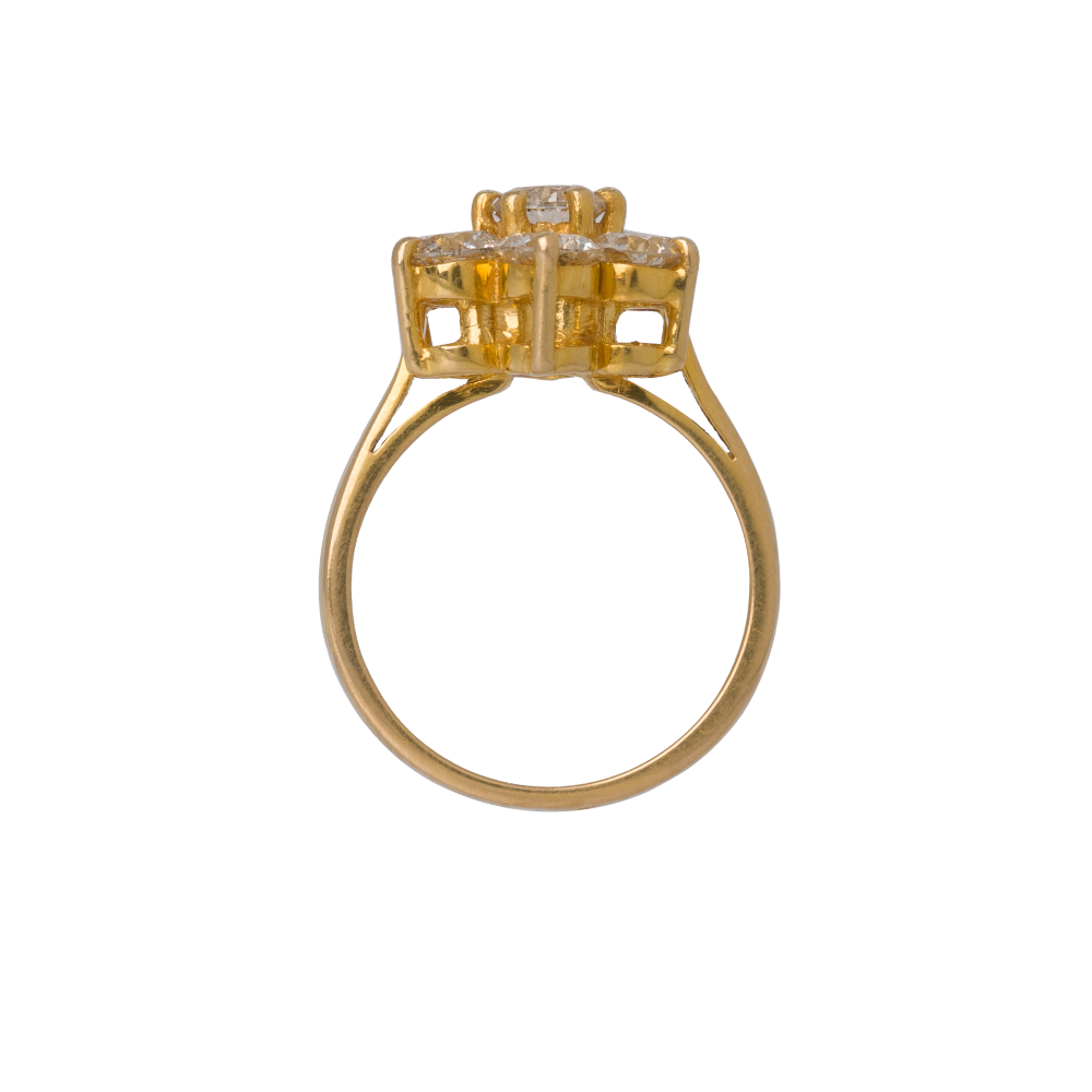18K Diamond Thaka Ring | Utsav Jewels